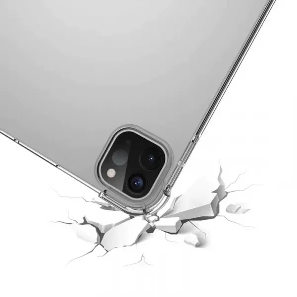 MG Slim Case Ultra Thin silikónový kryt na iPad Pro 12.9'' 2018 / 2019 / 2020, priesvitný (HUR91432)