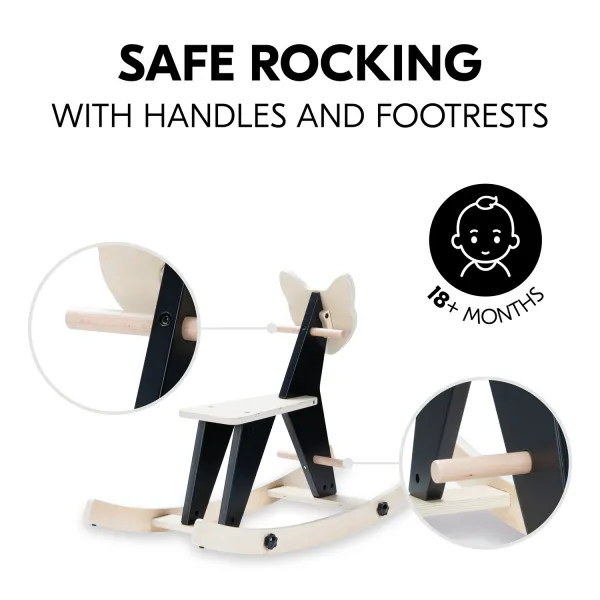 Hauck Hojdacie zvieratko ROCK N SWING 2v1, zebra