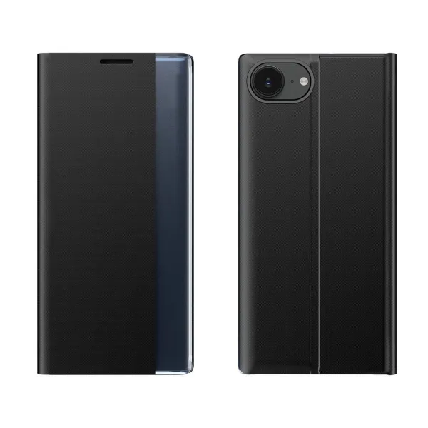 MG Sleep Case knižkové puzdro na iPhone 16e, čierne