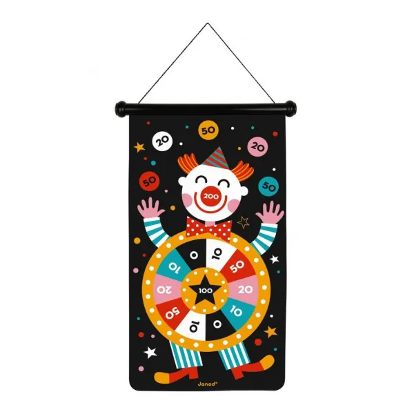Magnetická hra Terč a šípky - Cirkus