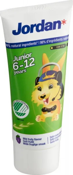 Jordan Toothpaste Junior 6 - 12 years zubná pasta 50 ml