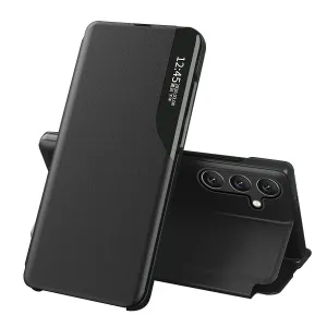 MG Eco Leather View knižkové puzdro na Samsung Galaxy A24 4G, modré