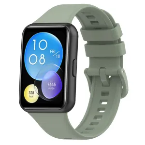 Bstrap Silicone remienok na Huawei Watch Fit 2, green