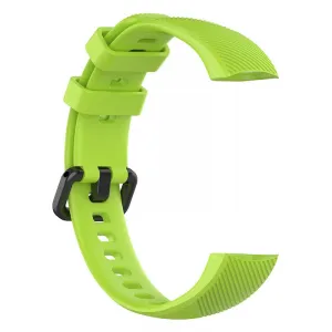 BStrap Silicone Line remienok na Honor Band 4, green (SHO001C03)