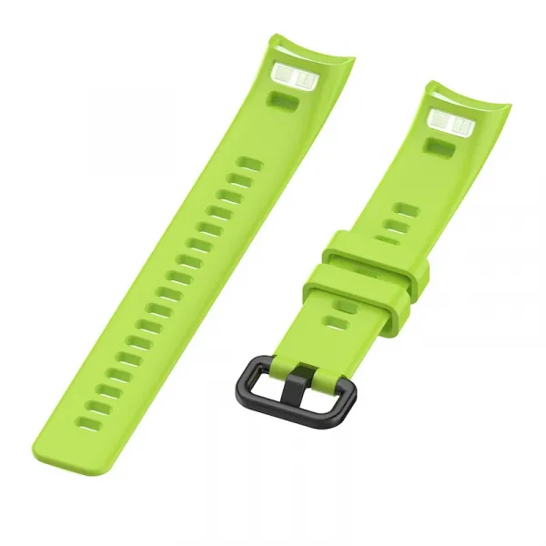 BStrap Silicone Line remienok na Honor Band 4, green (SHO001C03)