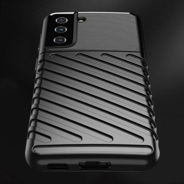 MG Thunder silikónový kryt na Samsung Galaxy S23, čierny