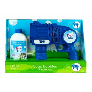 FRU BLU Shooter set Bublifuk - Pištoľ na bubliny + roztok 0,4L