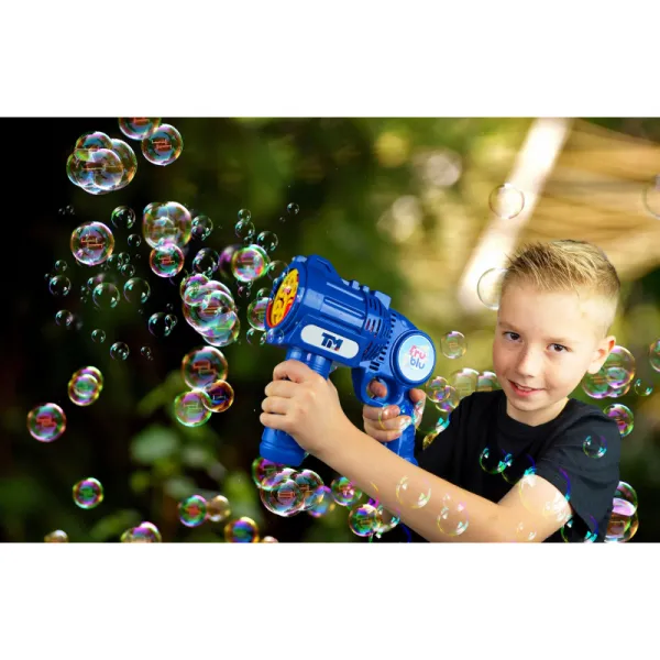 FRU BLU Shooter set Bublifuk - Pištoľ na bubliny + roztok 0,4L