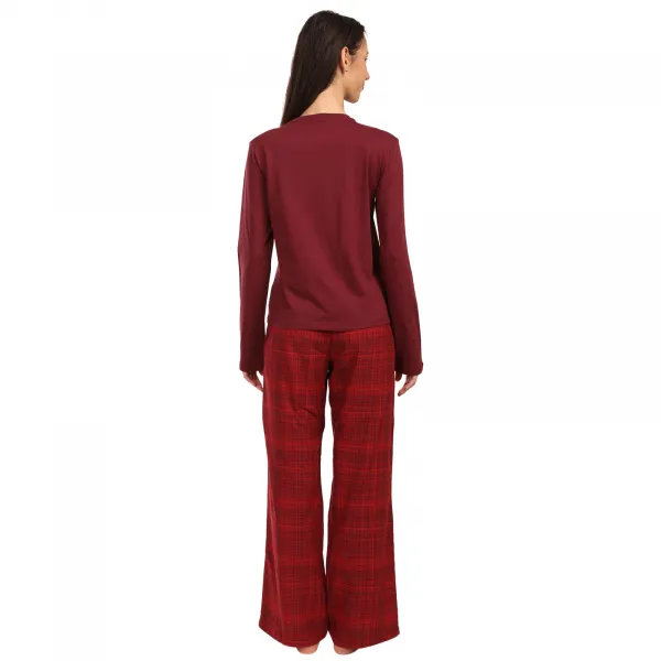 Dámske pyžamo Calvin Klein červené (QS7579 3E4) S