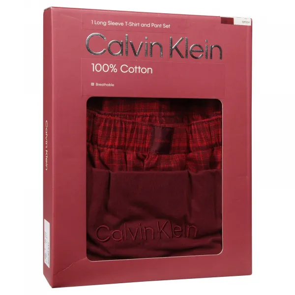 Dámske pyžamo Calvin Klein červené (QS7579 3E4) S