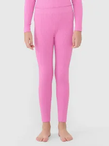 Dievčenské termoprádlo vrchný a spodný diel 4F JUNIOR SEAMLESS UNDERWEAR F251-4FJWAW25USEAF251-55S-HOT PINK