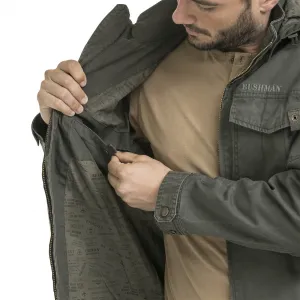 Bushman Pánska prechodná bunda Hendrik, tmavá khaki M