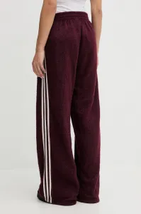 Tepláky adidas Originals Mohair bordová farba, s nášivkou, KS0414