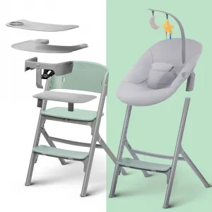 Set jedálenská stolička Kinderkraft Livy + lehátko Calmee Farba: Aster Pink
