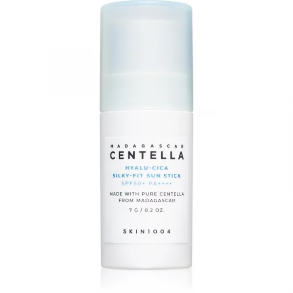 SKIN1004 Madagascar Centella Hyalu-Cica Silky-Fit Sun Stick ochranná hydratačná tyčinka SPF 50+ 7 g