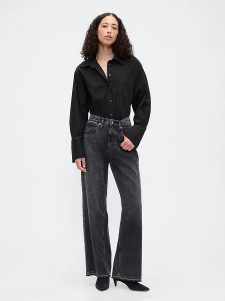 GAP Oversize Poplin Košeľa