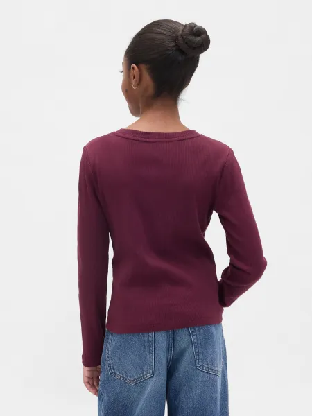 GAP Children's Ribbed T-Shirt - Girls