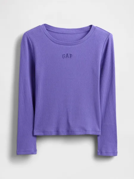 GAP Children's Ribbed T-Shirt - Girls