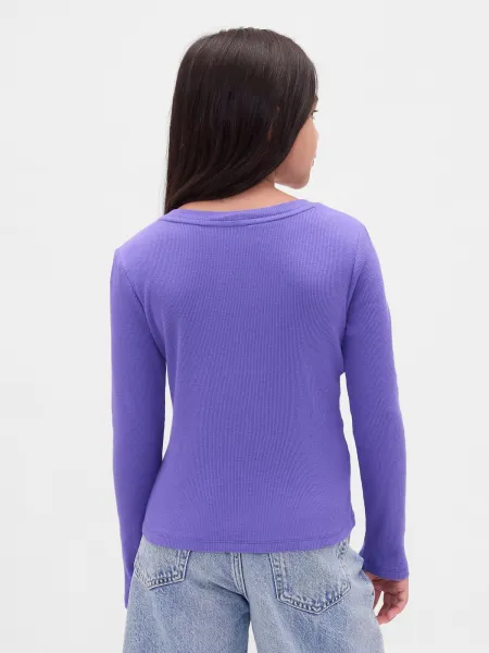 GAP Children's Ribbed T-Shirt - Girls