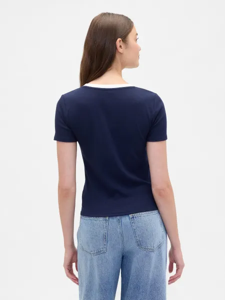 GAP Crop T-shirt with logo - Women's