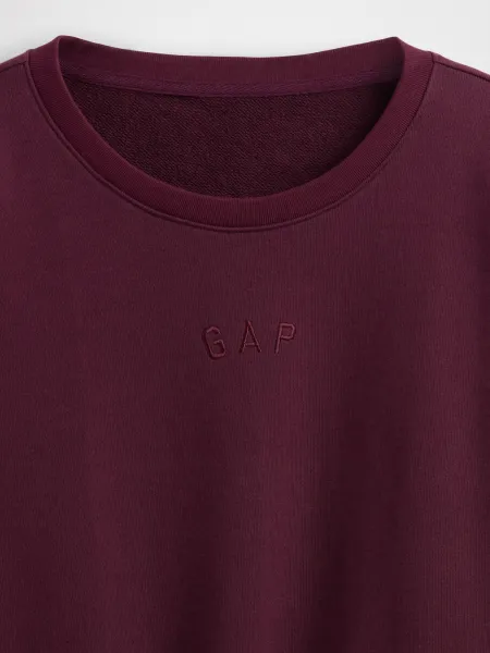 GAP Oversize Crop Sweatshirt Heavyweight - Ladies