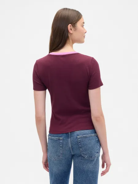GAP Crop T-shirt with logo - Women's