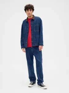 GAP V-EVERYDAY SOFT CREW - SOLID Unisex tričko, červená, veľkosť