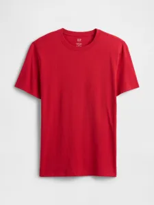 GAP V-EVERYDAY SOFT CREW - SOLID Unisex tričko, červená, veľkosť
