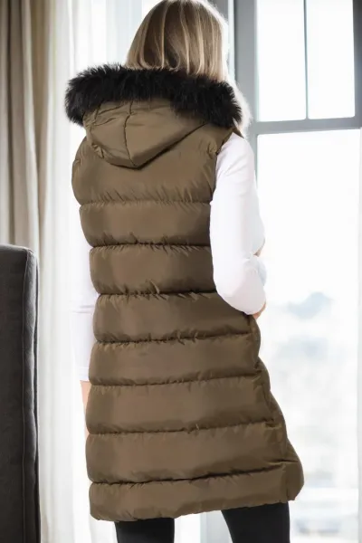 Dámska vesta Dewberry khaki