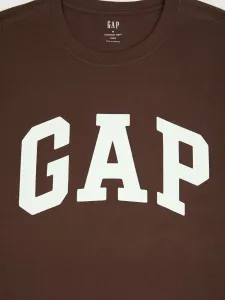 GAP V-EVERYDAY SOFT BASIC LOGO T Pánske tričko, hnedá, veľkosť