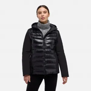 Čierna dámska parka Geox Spherica