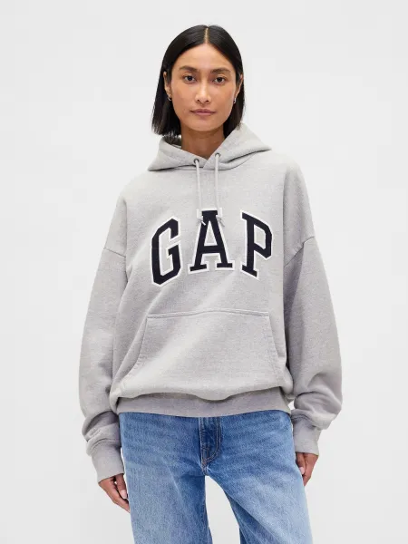 GAP Oversize Sweatshirt with Extra Heavyweight Unisex Logo - Men's