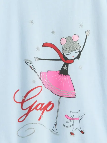 GAP Baby T-shirt with logo - Girls