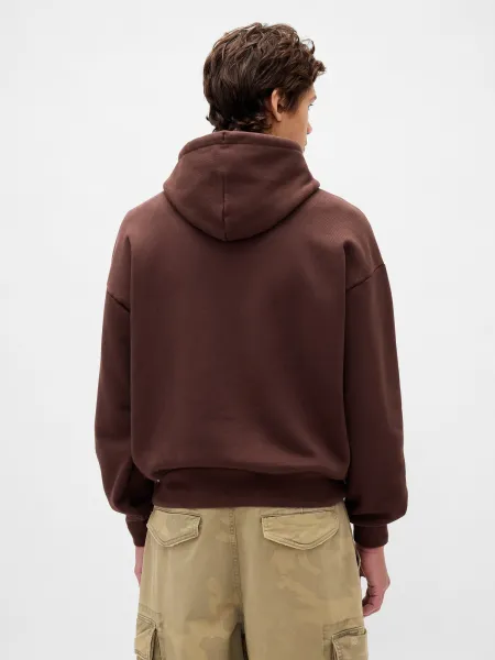 GAP Oversize Sweatshirt with Extra Heavyweight Unisex Logo - Men's