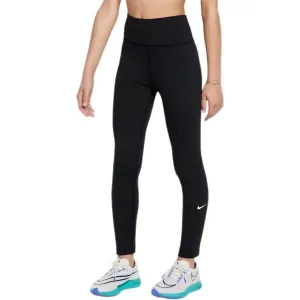 Nike ONE DRI-FIT Dievčenské športové legíny, čierna, veľkosť