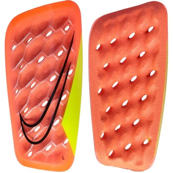 Nike MERCURIAL LITE Chrániče holení, oranžová, veľkosť