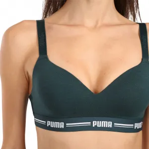 Dámska športová podprsenka Puma zelená (604024001 027) M