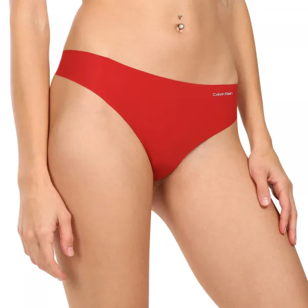 3PACK dámske tangá Calvin Klein bezšvová viacfarebná (QD3558E 31O) S