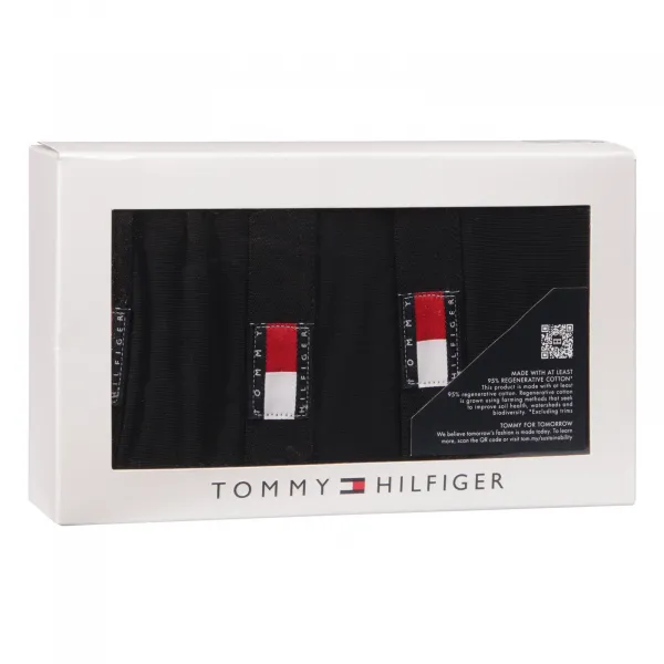 3PACK dámske tangá Tommy Hilfiger čierne (UW0UW06139 0XK) S
