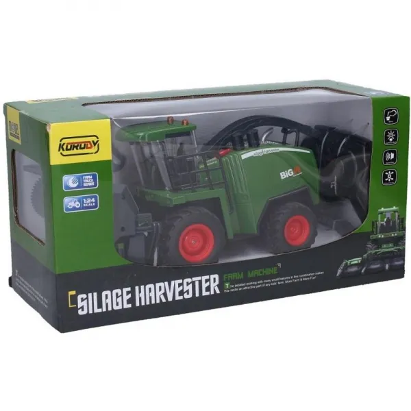 Kombajn na kukuricu dymiaci RC na diaľkové ovládanie 28cm