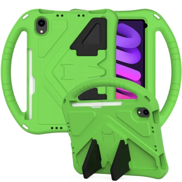 KIDDO Detský obal Apple iPad mini 2021 / iPad mini 2024 zelený