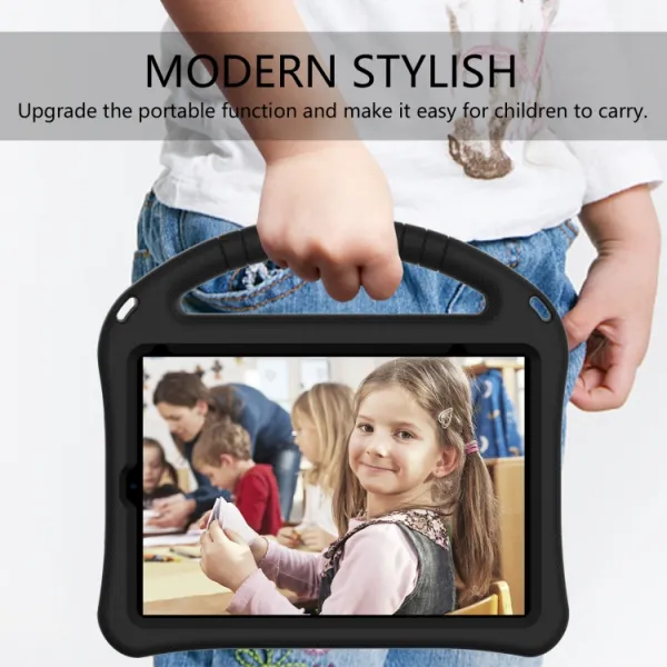 KIDDO Detský obal Apple iPad mini 2021 / iPad mini 2024 čierny