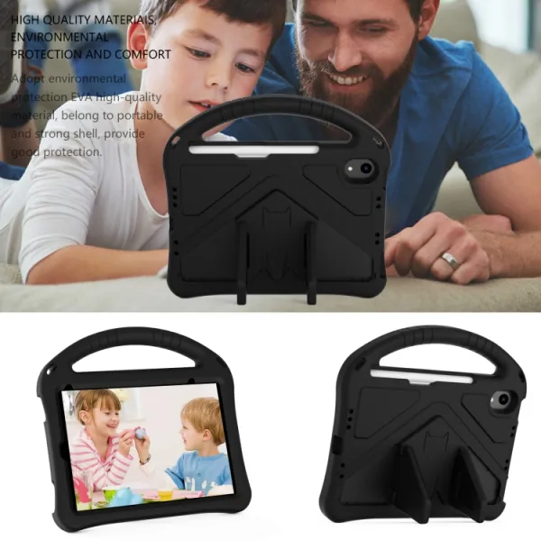 KIDDO Detský obal Apple iPad mini 2021 / iPad mini 2024 čierny