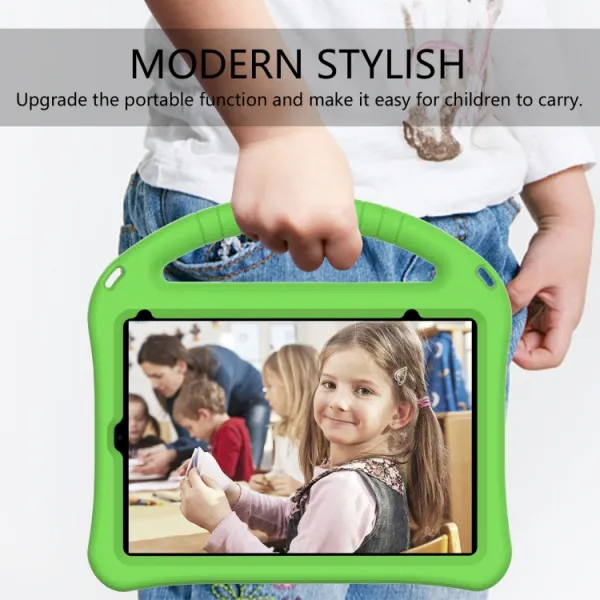 KIDDO Detský obal Apple iPad mini 2021 / iPad mini 2024 zelený