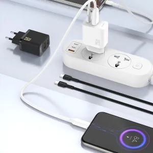 Dudao A27 GaN sieťová nabíjačka USB-C 25W, biela