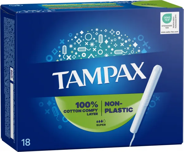 Tampax Super tampóny s aplikátorom 18 ks