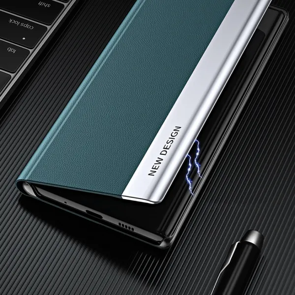 MG Sleep Case Pro knižkové puzdro na Samsung Galaxy S23 Plus, modré