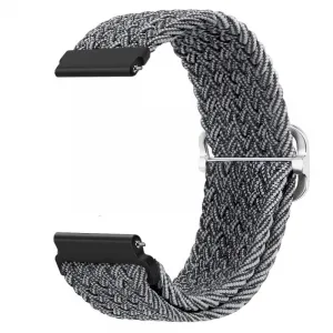 BStrap Braid Nylon remienok na Garmin Vivoactive 5, gray black