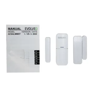 EVOLVEO bezdrôtový detektor otvorenia okien/dverí pre SecuPro/Alarmex Pro