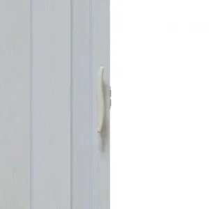 Skladacie dvere 001P biely dub matný 80 cm